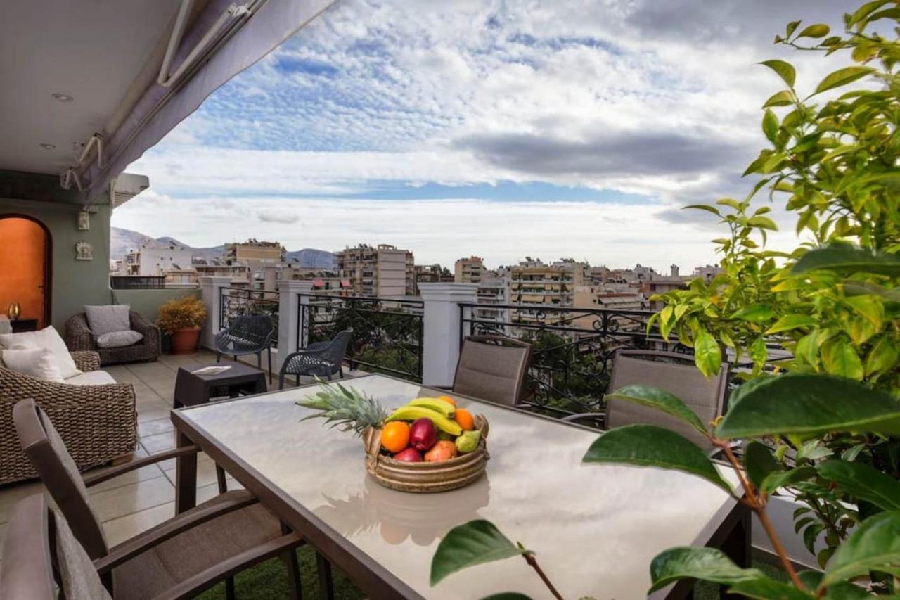 165 Sm Penthouse Maisonette Apartment Atenas Exterior foto