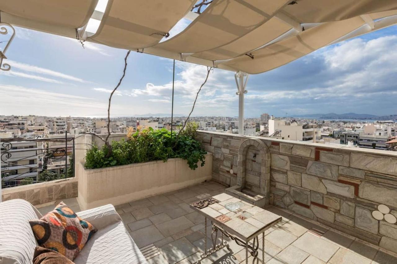 165 Sm Penthouse Maisonette Apartment Atenas Exterior foto